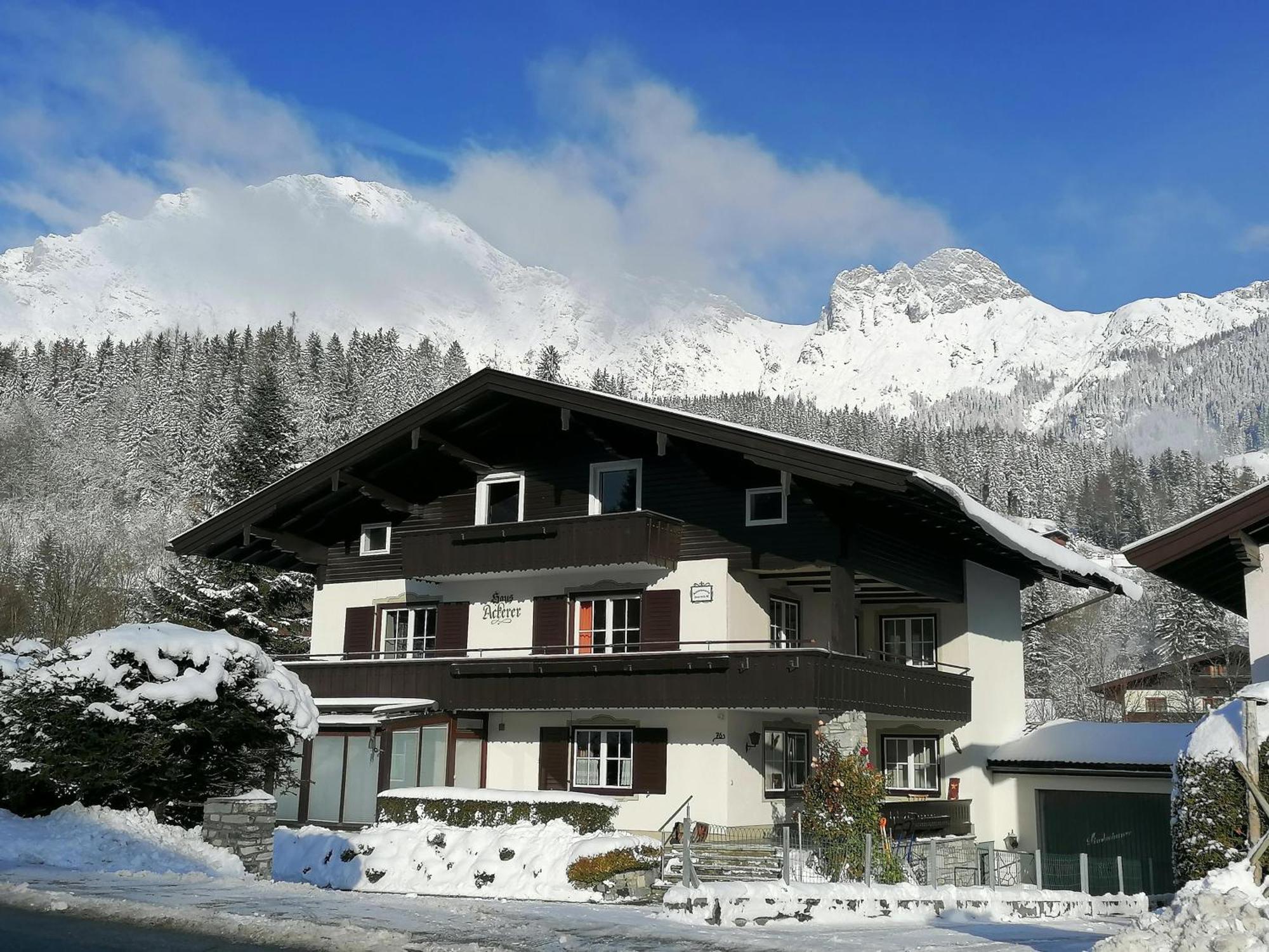 Haus Ackerer Lägenhet Leogang Exteriör bild